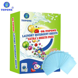 Automatic Machine Washing Laundry Detergent Sheets for Travel