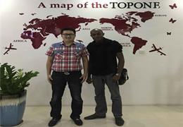 Welcome Clients From Nigeria Visit TOPONE Company.️️